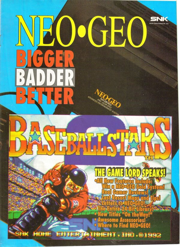 Electronic Gaming Monthly Issue 032 Neo Geo Supplement (March 1992) cover